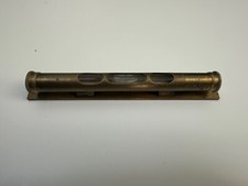 Ancien Outils Niveau A Bulle En Laiton Vintage 