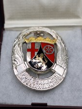 Insigne pompier niveau argent