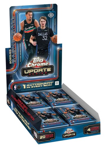 Topps chrome update nba 2025 - chrome,