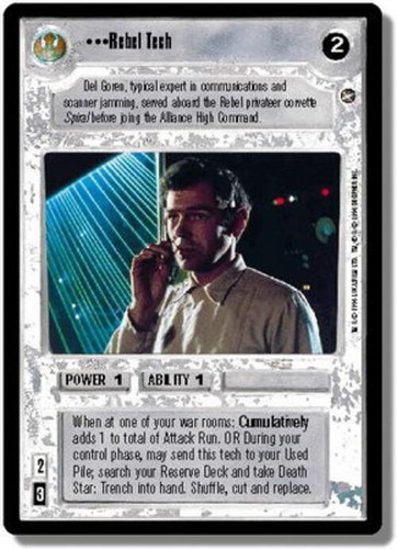 Rebel tech star wars ccg - tech,