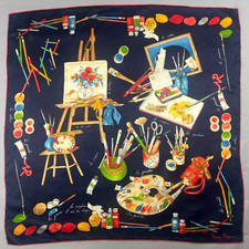 Magnifique foulard vintage "