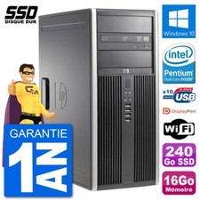 PC Tour HP 8200 Intel G630 RAM 16Go SSD 240Go Windows 10 Wifi