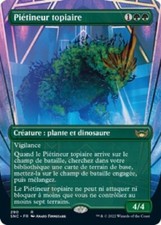 Magic / MTG piétineur topiaire / topiary stomper New Capenna Extras Foil French