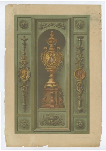 Lithographie originale urne - originale,