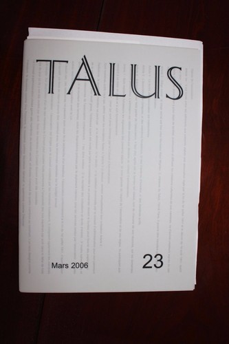 Revue talus bastit - talus, foulc