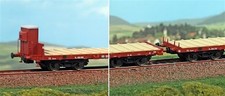 45117 Acme Set 2 Wagons Poz Type 1920 Avec Guérite Un Supports pour Bossoirs FS