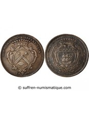 France Maire De Nantes, René Leray, Sieur Du Fumet - Jeton Argent 1730 F.8907