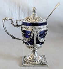 Moutardier Style Louis XVI Argent Massif