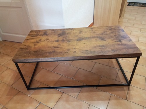 Table basse style industriel - table,