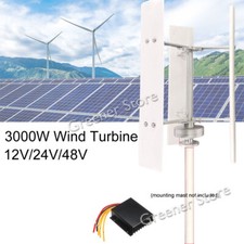3000W Max 12V 24V 48V Vertical Turbine éolienne Générateur Contrôleur de charge