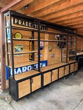 Bibliothèque/ Living sur mesure design industriel.