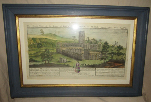 Gravure ancienne 18e vue - gravure,