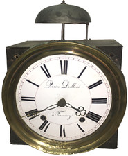 Gros Mouvement horloge comtoise, Perrin Drilland Firmini, fonctionne