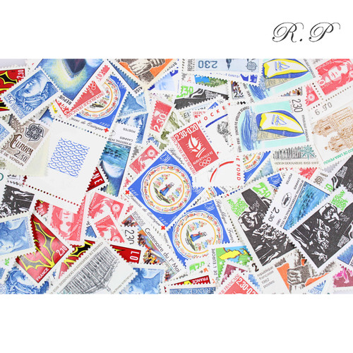 Lot 100 timbres france - lot,