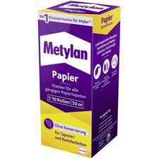 Colle À Papier Mural Metylan MPP40 125g Pour Papiers Peints Légers Et Lourds