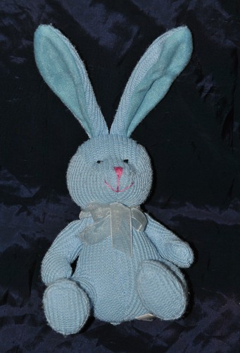 Peluche doudou lapin - 🍀peluche, bleu