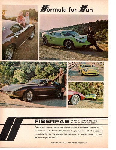 1969 fiberfab body kit - body, ~