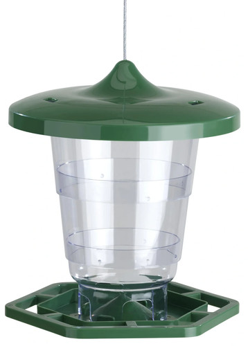 Mangeoire silo oiseaux vert - oiseaux,