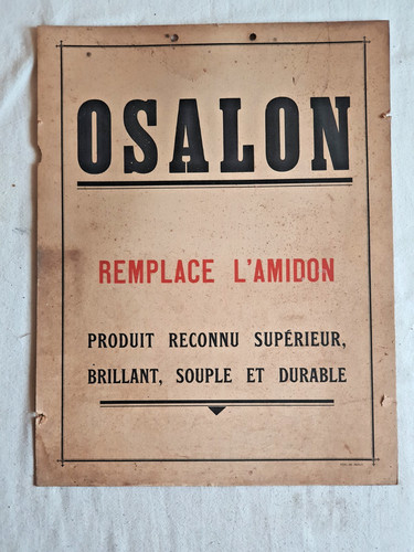 Plaque cartonnée publicitaire - cartonnée,