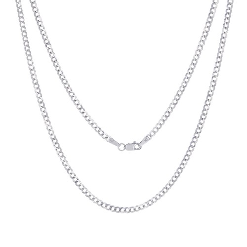 14k blanc 5mm solide - 14k,