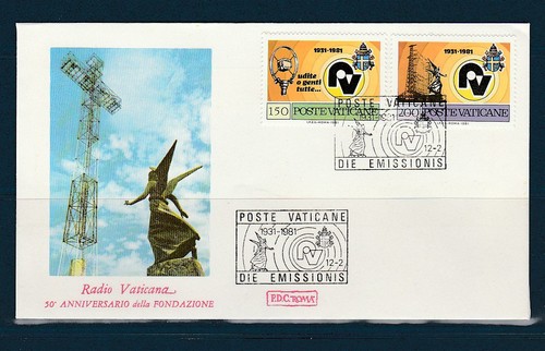 Enveloppe visite pape - visite,