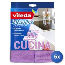 6X Vileda Chiffon Microfibre