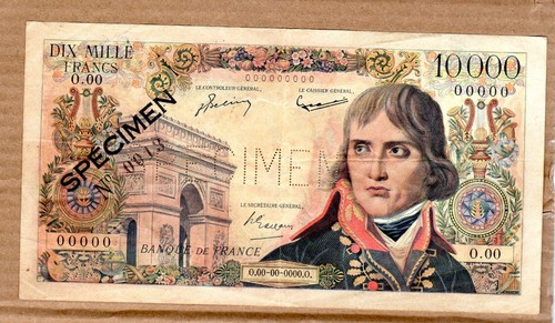 France billet 10000 francs - billet,