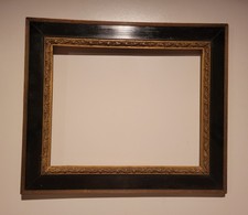 CADRE BOIS FRISE DORÉ &