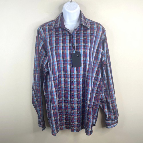 Bugatchi shirt nwt mens - bugatchi,
