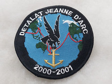 Un insigne tissu militaire " DETALAT JEANNE D'ARC 2000-2001 ".