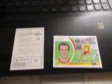 1 vignette panini football 2005 championnat de belgique au choix