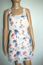 Robe été rose clair floral