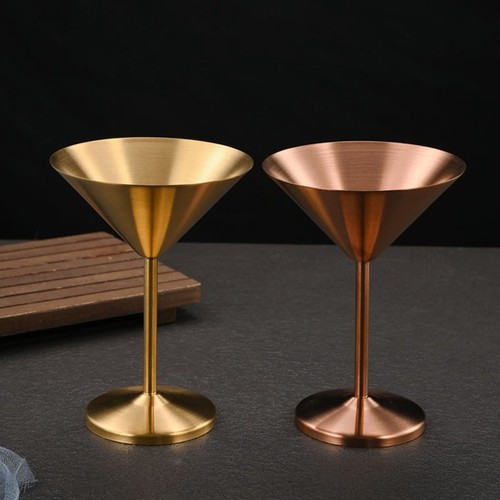Verre cocktail acier - verre,