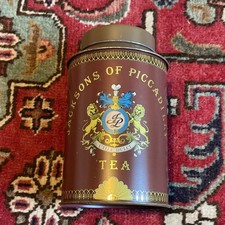 BOÎTE À THÉ JACKSONS OF PICADILLY Circa 1970 GREAT BRITAIN BEL ÉTAT RARE !