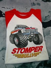 Stomper Bully Tee Vintage 80s Monster Truck Chevrolet Silverado Wild Bill 4x4 US