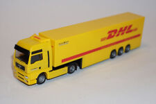 AWM MAN TGA XXL + semi-remorque 3 essieux maxi-volume DHL HO 1/87