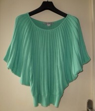 @ Pull chauve souris ASHLEY BROOKE vert menthe , T 40 , NEUF !  @