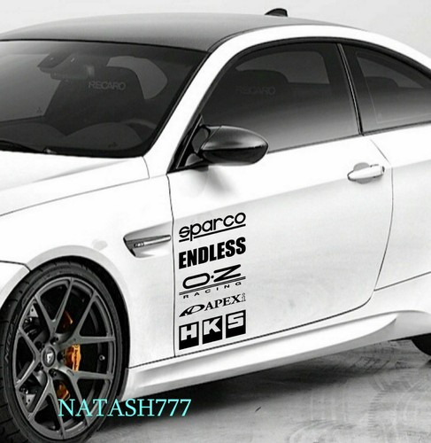 Racing sponsors decal sticker - racing,