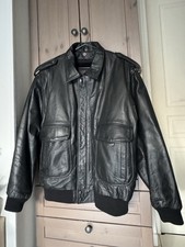 Blouson veste en cuir épais