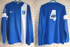 Maillot Aj Auxerre porté #4 Nike Manche Longue Vintage Jersey Shirt - L