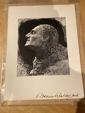 Gravure Estampe Maxime Real Del Sarte Signée Camelot Du Roi