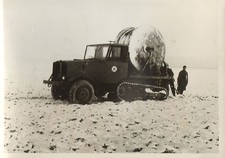 CLICHY RETIRAGE PHOTO POSE TELEPHONE TELEGRAPHE VEHICULE UTILITAIRE AUTOCHENILLE