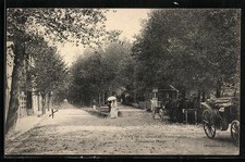 CPA Cabourg, Avenue de l´Embarcadere et avenue de Dives 1908 