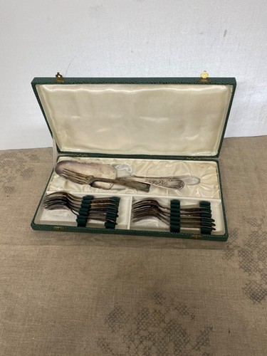 Coffret argenterie dessert - , 2