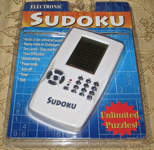 Electronic sudoku handheld - electronic,