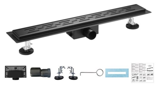 Caniveau douche 90cm en - de,