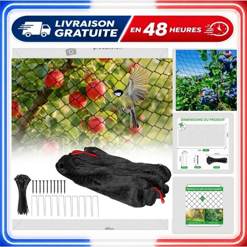 Filet anti oiseaux 15 m - 7,5, x