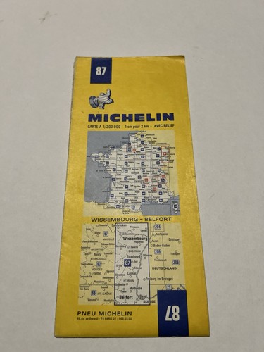 Michelin carte routière 87 - routière, n°87