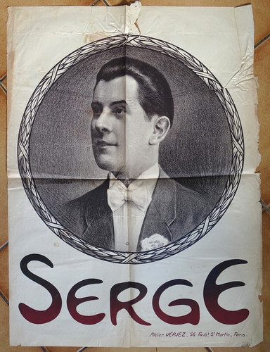 Serge affiche originale - serge,