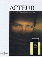 PUBLICITE ADVERTISING 045 1990 LORIS AZZARO Acteur pour hommes
